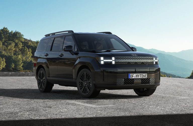 Hyundai SANTA FE auf einer Asphaltstraße.